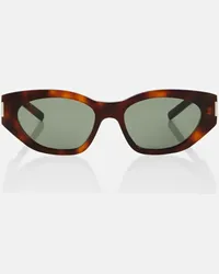 Saint Laurent Occhiali da sole cat-eye SL 638 Multicolore