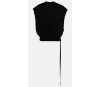 Rick Owens T-shirt oversize in cotone Nero