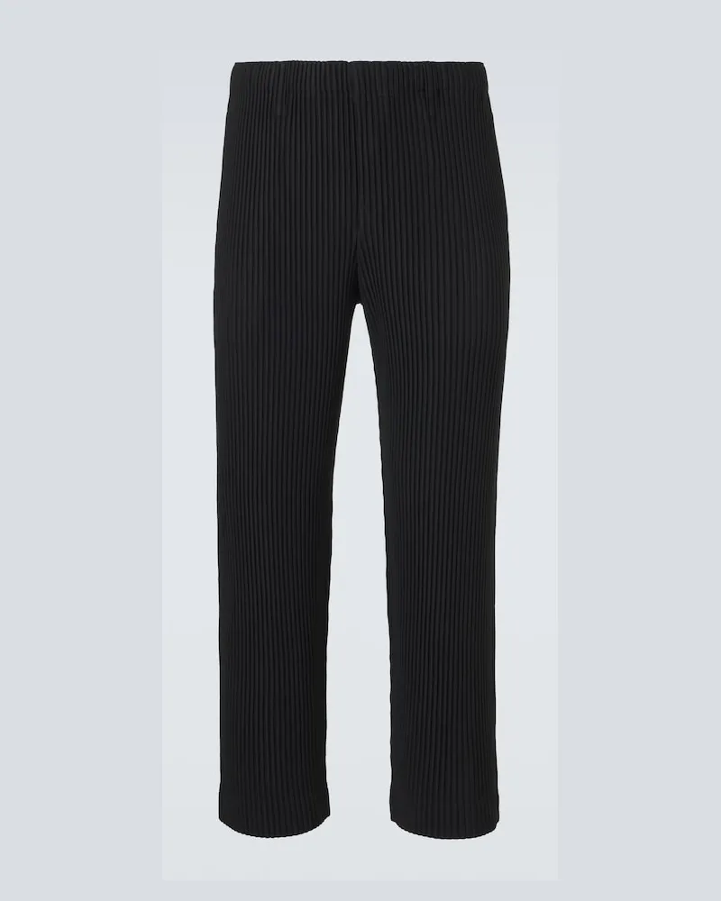 Issey Miyake Homme PlissÃ© Issey Miyake Pantaloni Basics regular plissÃ Nero