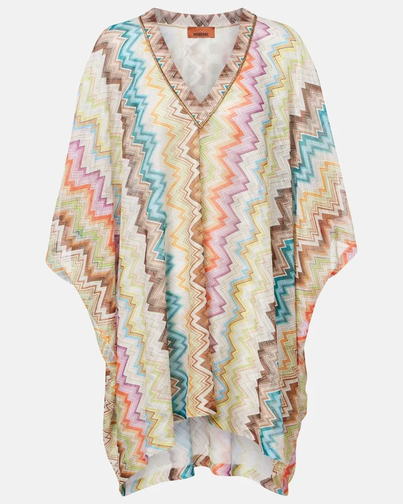 Missoni Copricostume a zig zag Multicolore