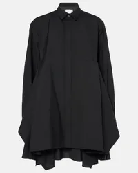 Sacai Camicia in twill Nero