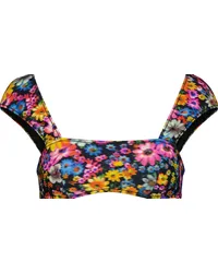 Stella McCartney Top bikini con stampa floreale Multicolore