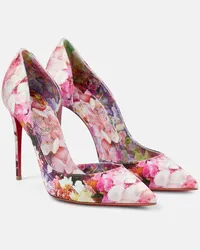 Christian Louboutin Pumps Iriza 100 in crêpe di raso Multicolore