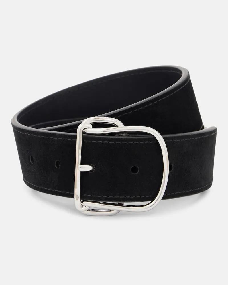 Totême Cintura in suede Nero