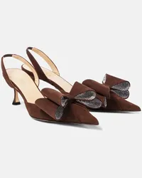 Mach & Mach Pumps Le Cadeau 65 in suede Marrone