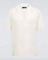 LARDINI Camicia in cotone Beige