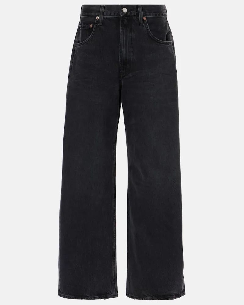 AGOLDE Jeans a gamba larga Low Curve Nero