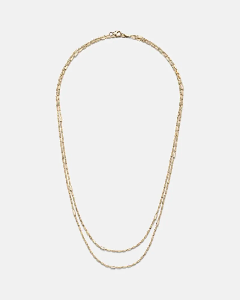 Suzanne Kalan Collana a catena in oro 18kt con diamanti Oro