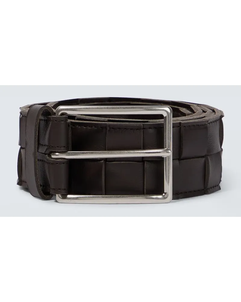 Bottega Veneta Cintura in pelle Argento