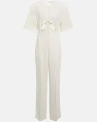 Stella McCartney Jumpsuit regular con cut-out Bianco