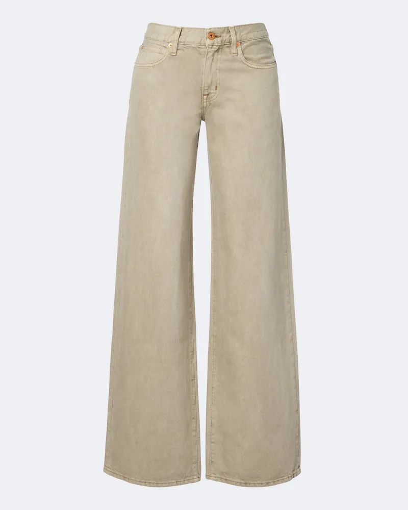 SLVRLAKE Jeans Mica a gamba larga Grigio