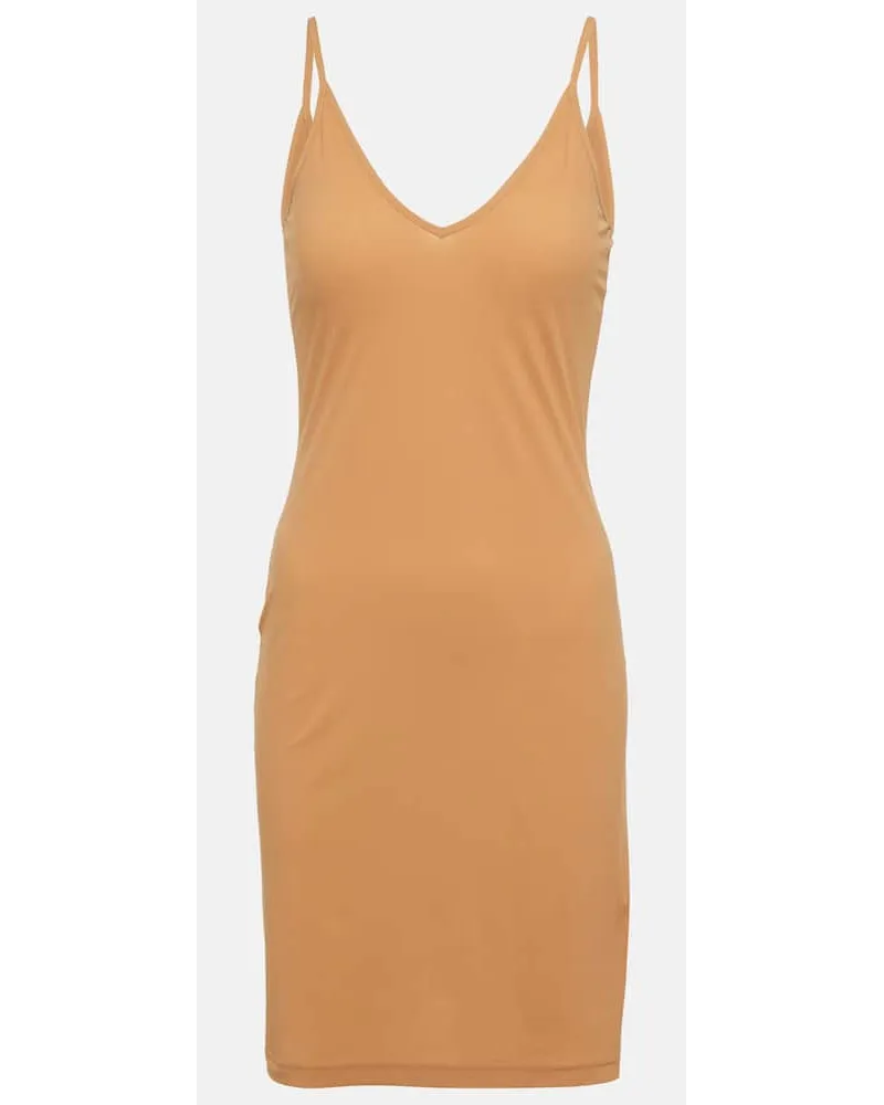 Jil Sander Miniabito in jersey Beige