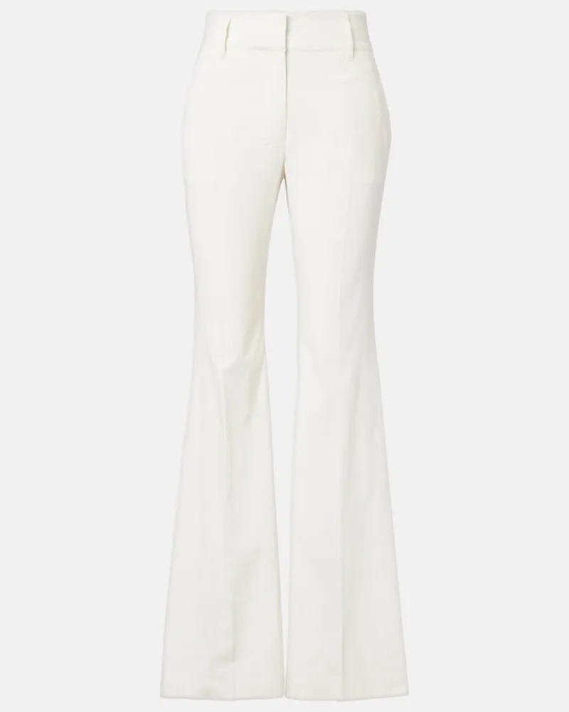 Gabriela Hearst Pantaloni Ianthe in velluto a coste di cotone Bianco