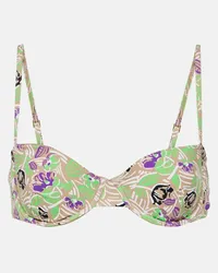 Tory Burch Top bikini con stampa floreale Multicolore