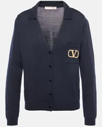 Valentino Garavani Cardigan in lana Blu