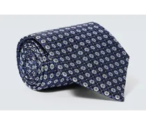 Cravatta in jacquard di seta