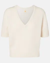 Jardin des Orangers Top in cashmere Bianco