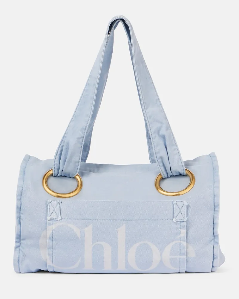 Chloé ChloÃ© Borsa ChloÃ© Plage con logo Blu
