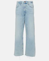 Frame Denim Jeans a gamba larga Le Low Baggy Blu