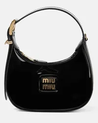 Miu Miu Borsa Mini in vernice Nero