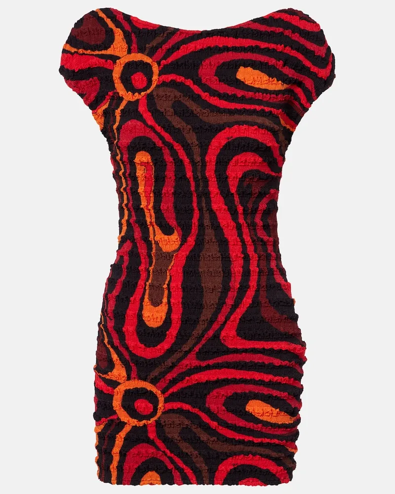 Emilio Pucci Abito corto Marmo Arancione