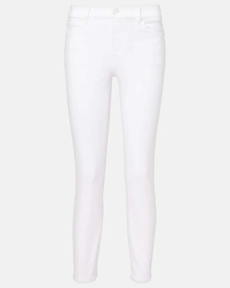 7 for all mankind Jeans skinny Roxanne a vita media Bianco