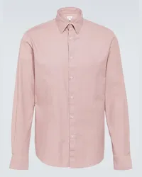 Sunspel Camicia Oxford in cotone Rosa