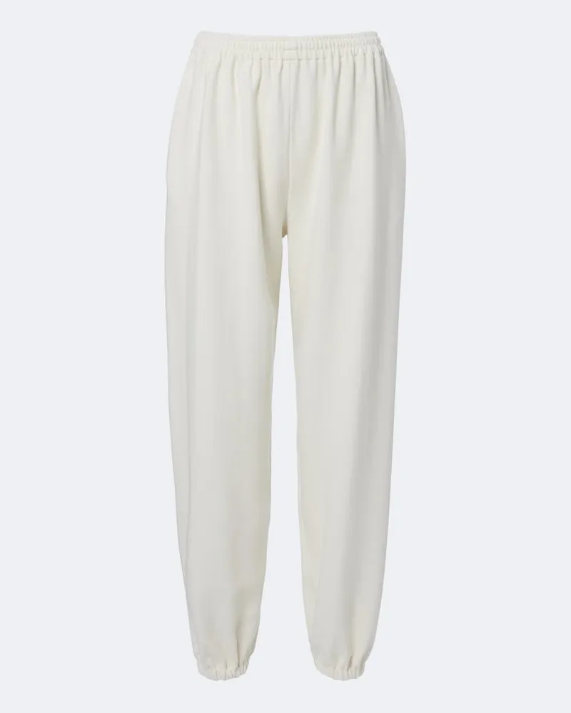 Magda Butrym Pantaloni sportivi in jersey Bianco