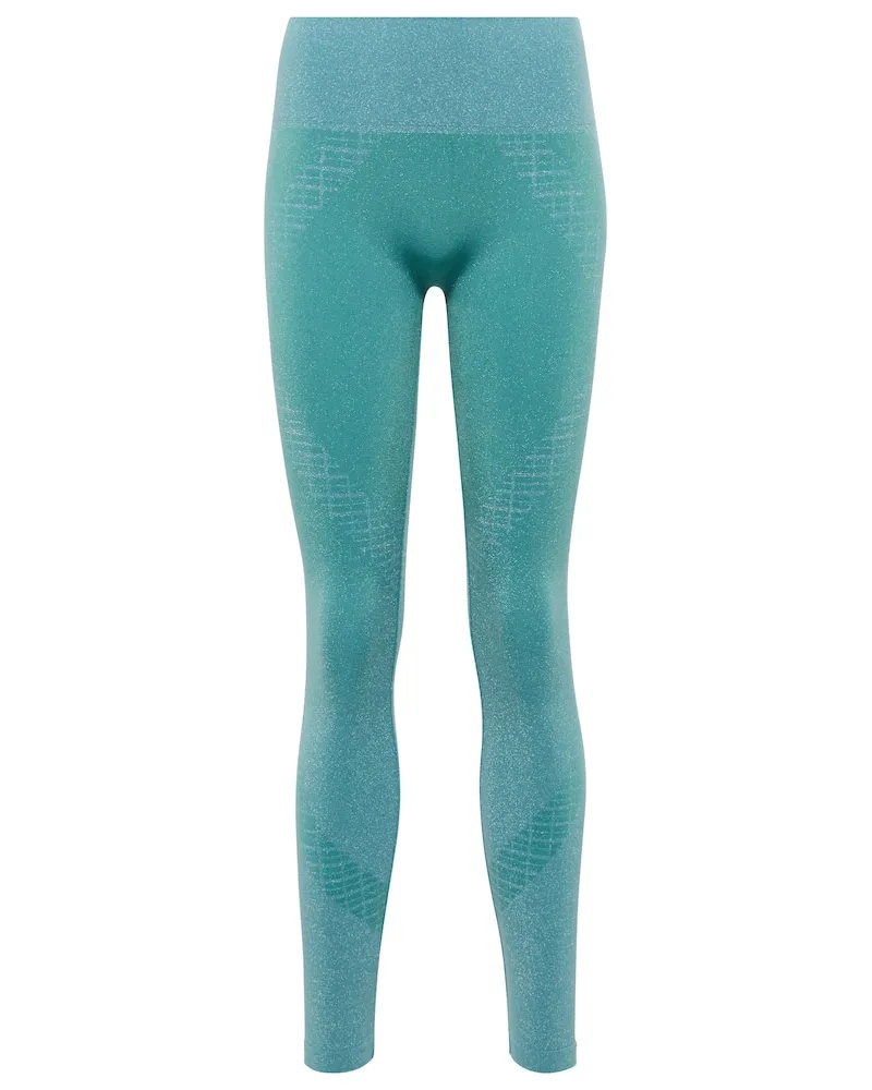 Wolford Leggings con lamÃ Verde
