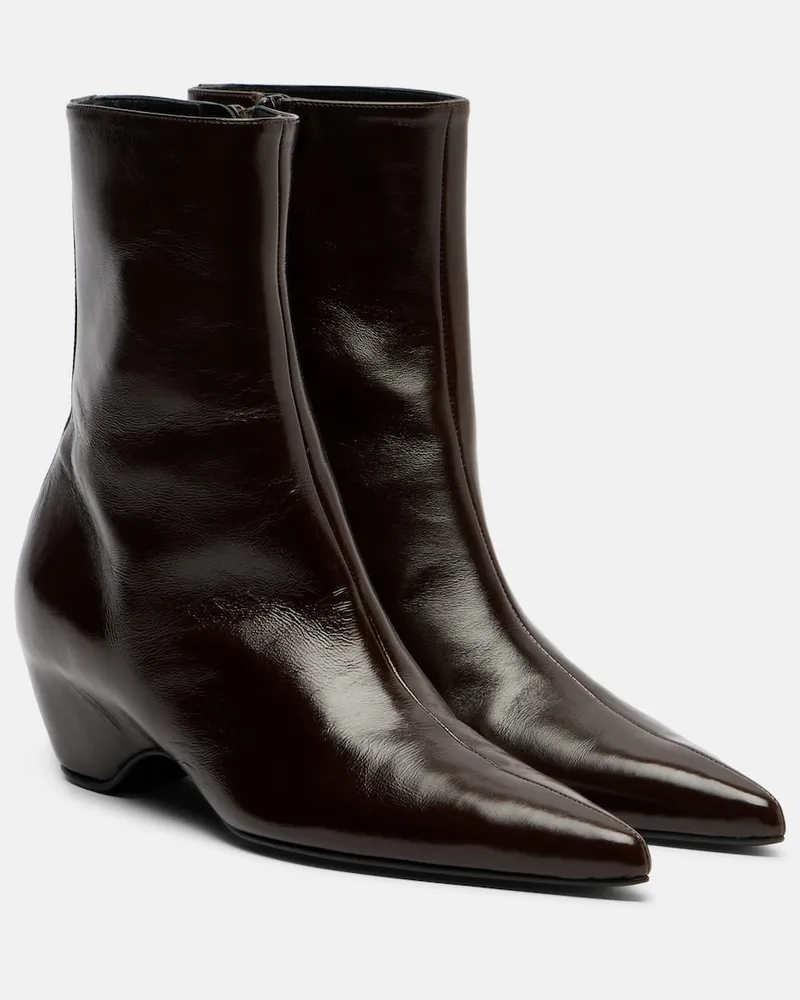 KHAITE Stivaletti Sybil in pelle Marrone