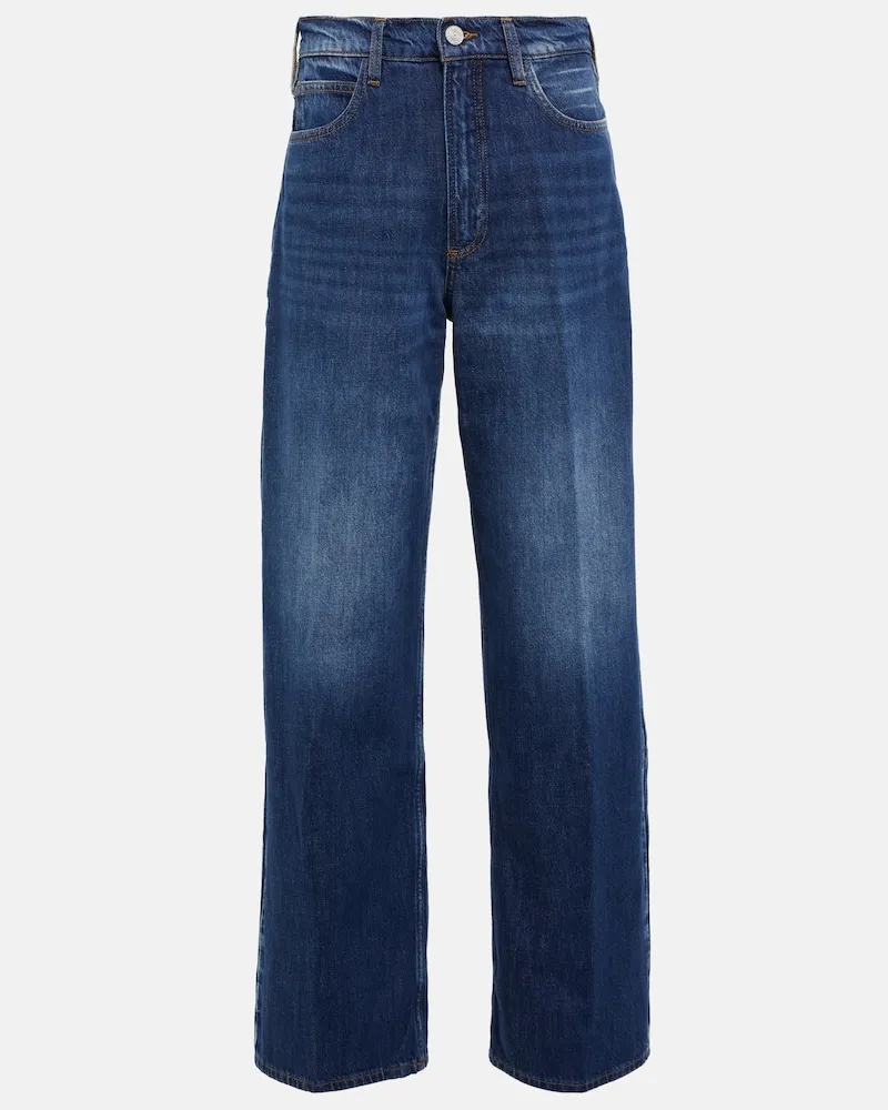 Frame Denim Jeans cropped Le High 'N' Tight Blu