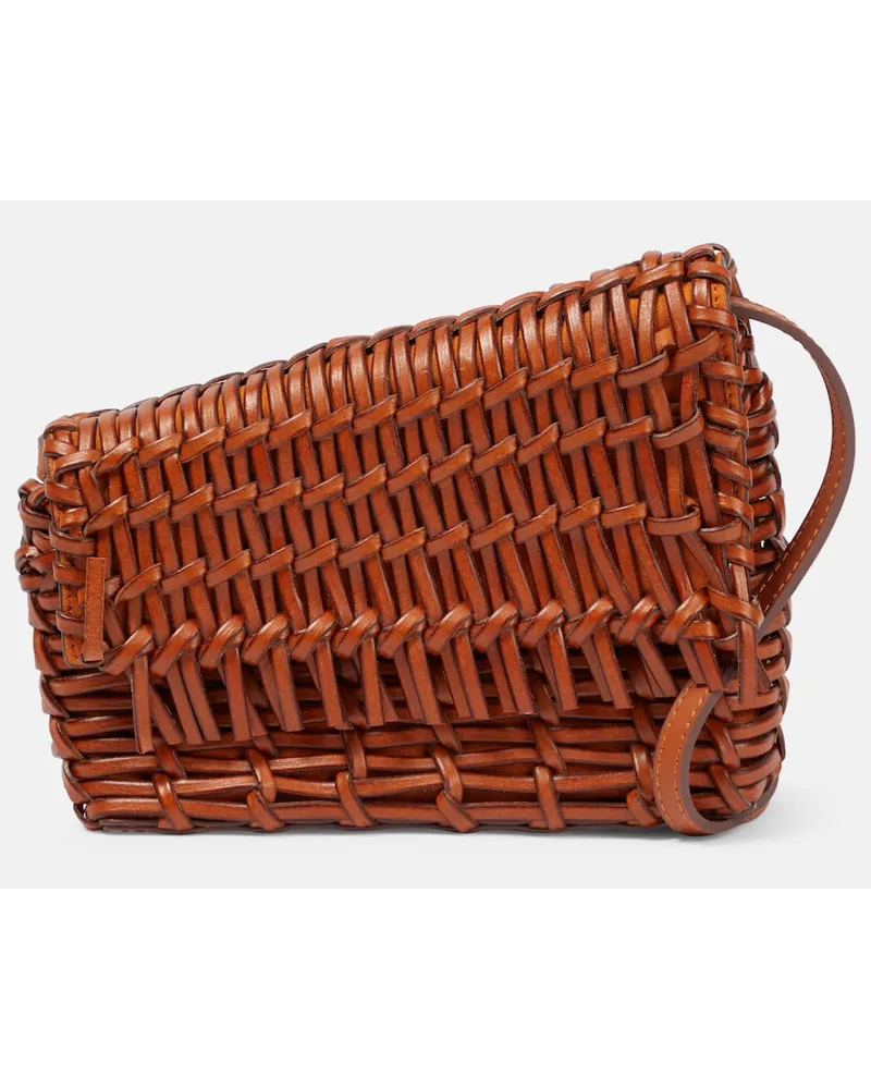 STAUD Borsa a tracolla Acute in pelle Marrone