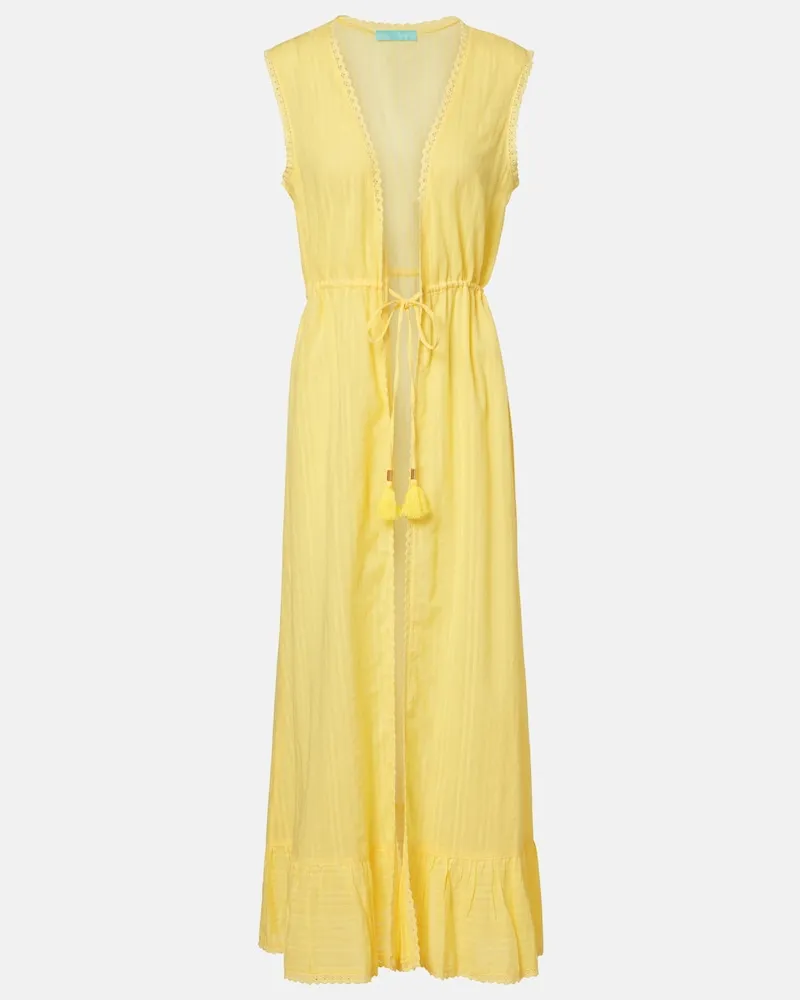 Melissa Odabash Copricostume Tessa in cotone Giallo