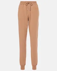 Chloé Chloé Pantaloni sportivi in cotone Rosa