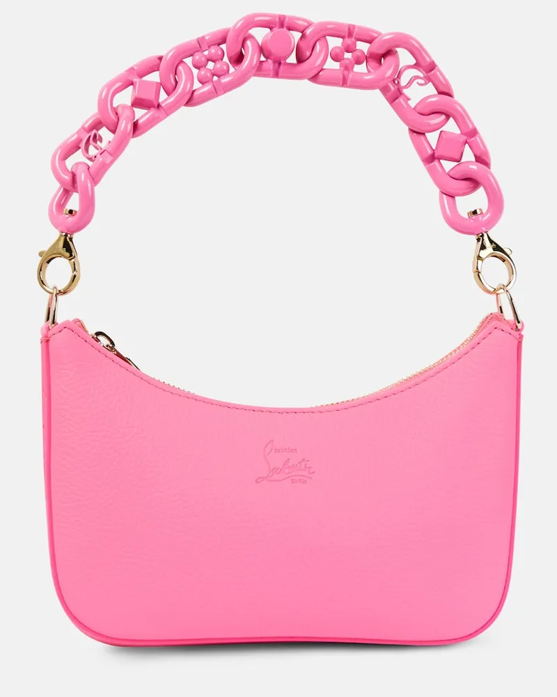 Christian Louboutin Borsa a spalla Loubila Chain Mini Rosa