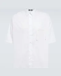 Jacquemus Camicia La Chemise Cabri in cotone Bianco