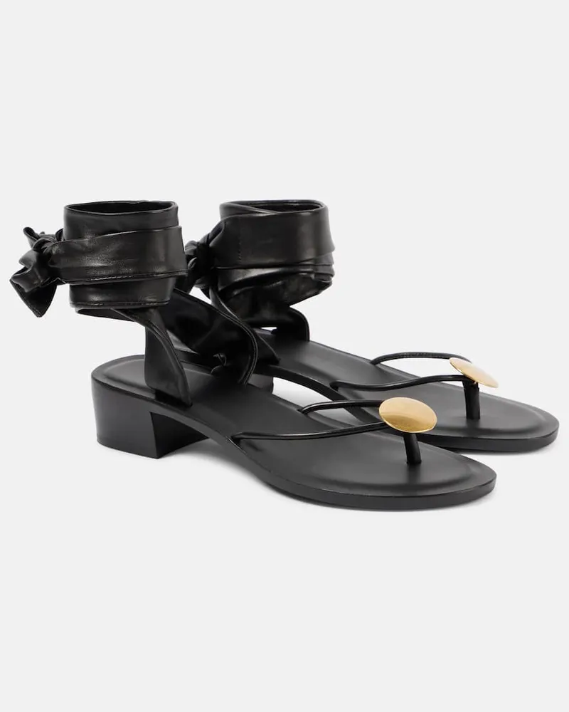 The Row Sandali infradito Cord in pelle Nero