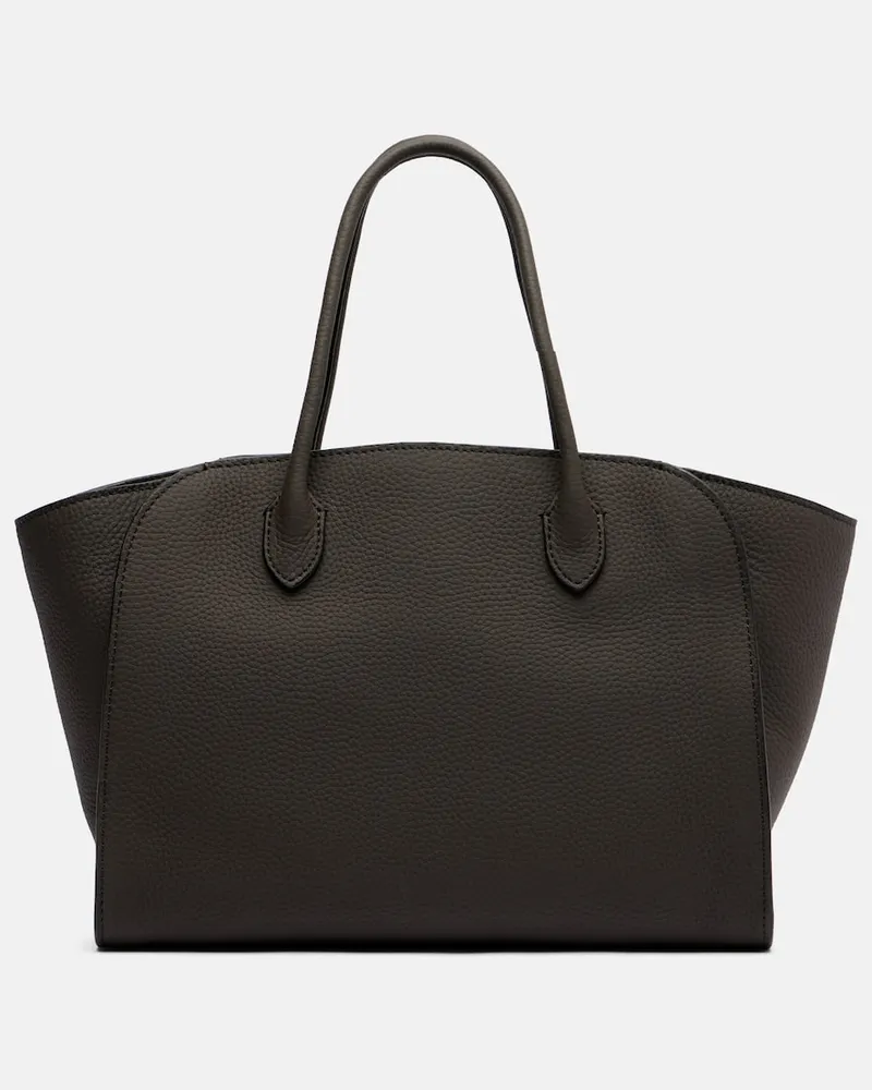 The Row Borsa Marlo 12 in pelle Grigio