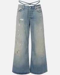 Acne Studios Jeans flared Trafalgar a vita bassa Blu