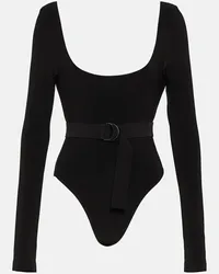 Norma Kamali Body in jersey Nero