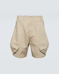 Jacquemus Shorts Cargo Croissant in cotone Beige