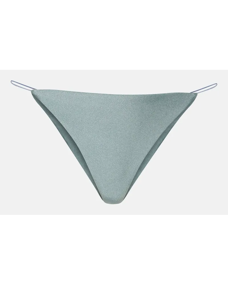 JADE SWIM Slip bikini Micro Bare Minimum Blu