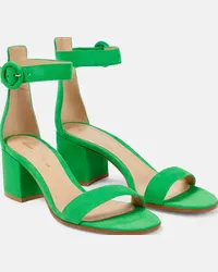 Gianvito Rossi Sandali Versilia 60 in suede Verde