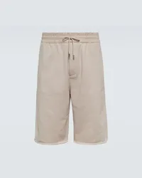 Saint Laurent Shorts in cotone Beige