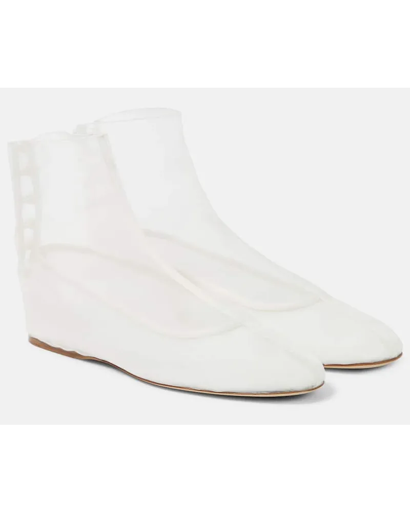 The Row Ballerine Nymph in organza Bianco