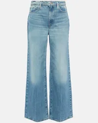 Frame Denim Jeans Le Jane a gamba larga e vita alta Blu