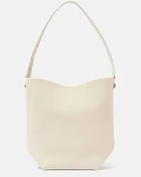 The Row Borsa N/S Park Tote Medium in pelle Bianco