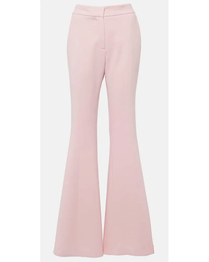 Gabriela Hearst Pantaloni flared Desmond in crÃªpe Rosa
