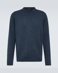 Loro Piana Pullover in maglia di seta Blu