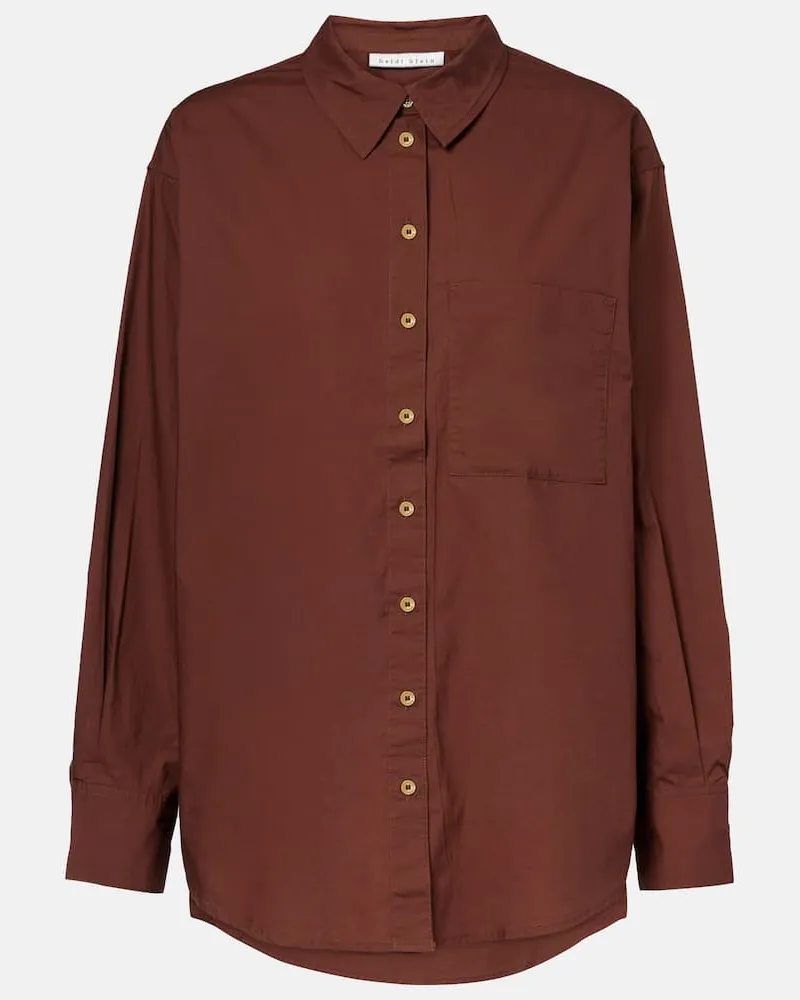Heidi Klein Camicia Grasse in cotone Marrone